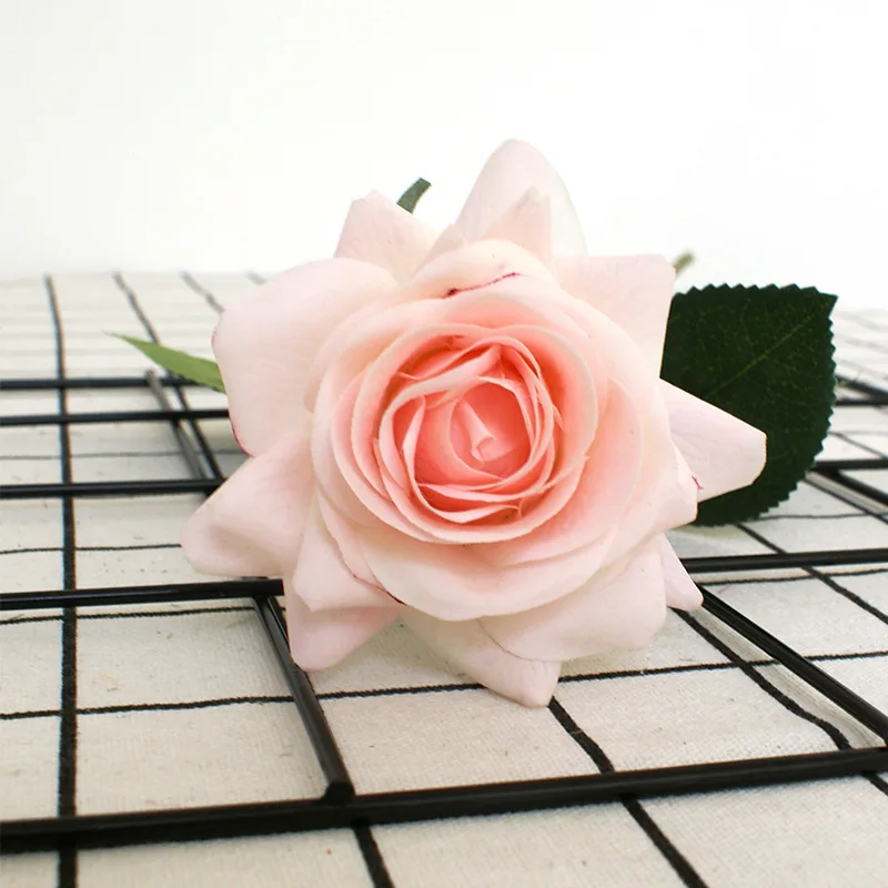 IFG open heads real touch single stem rose flower