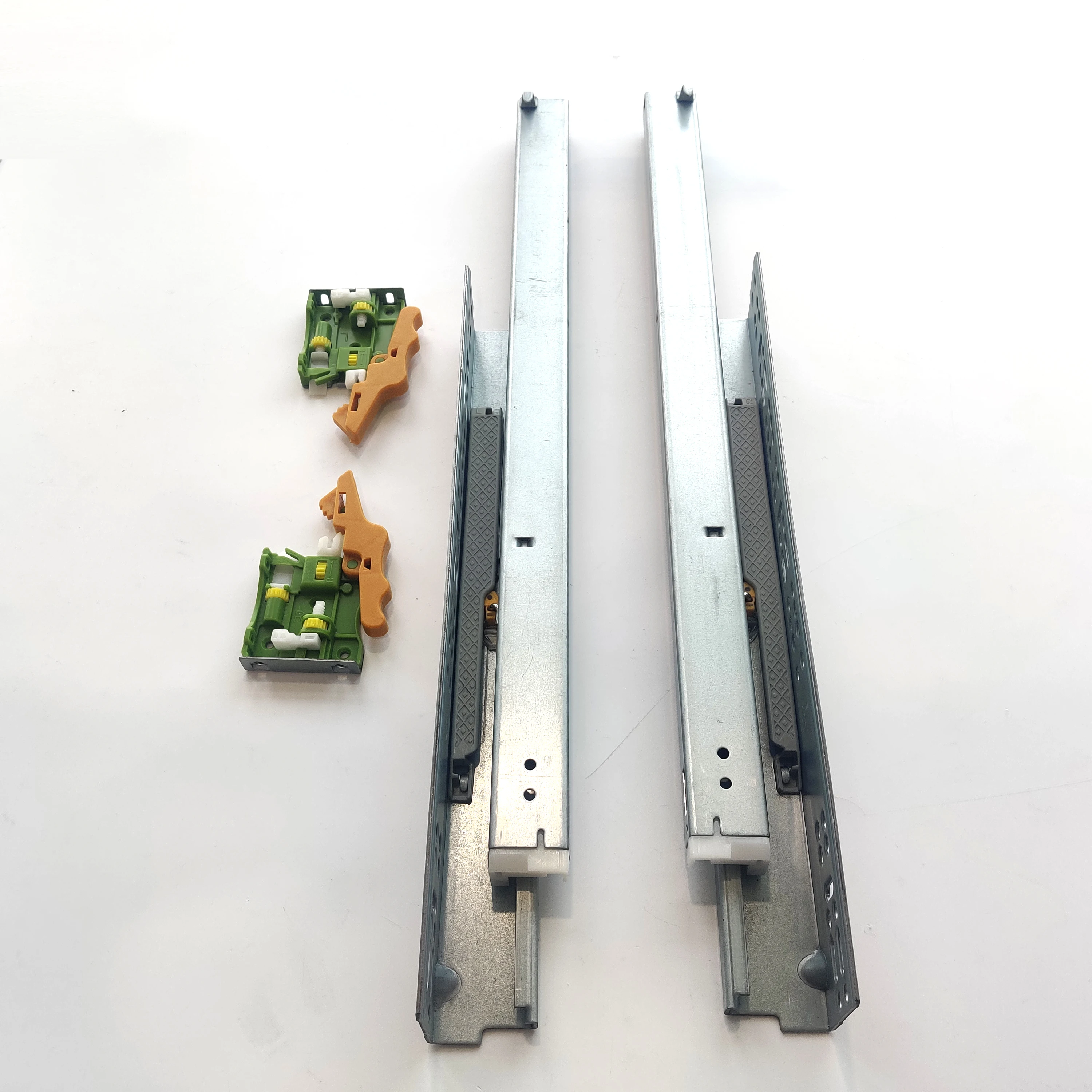 Kitchen heavy duty 2 fold 3 fold soft close under mount drawer slide