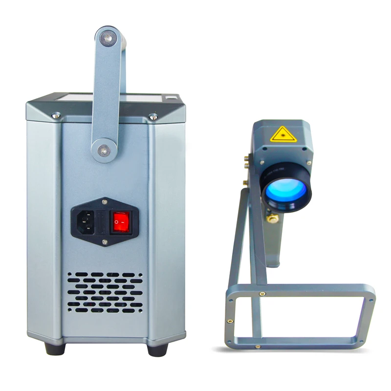 Fiber Laser Marking Machine Metal Ceramic Coke Plotter Plastic Bamboo Wood Keychain Laser Engraving Machine