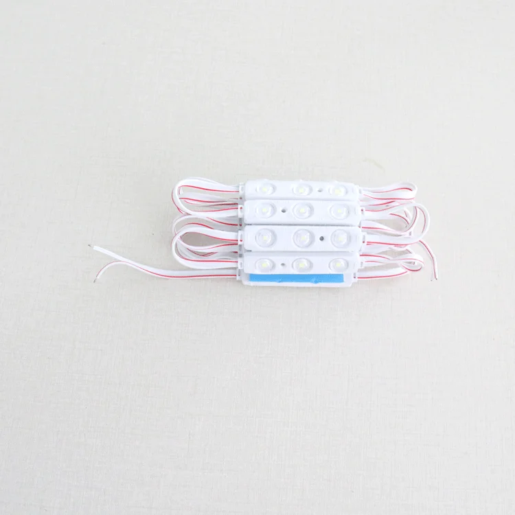 High Quality SMD DC12V 1.2W Injection White Led Modules 3led Chips For Light Advertising And Backlighting Box