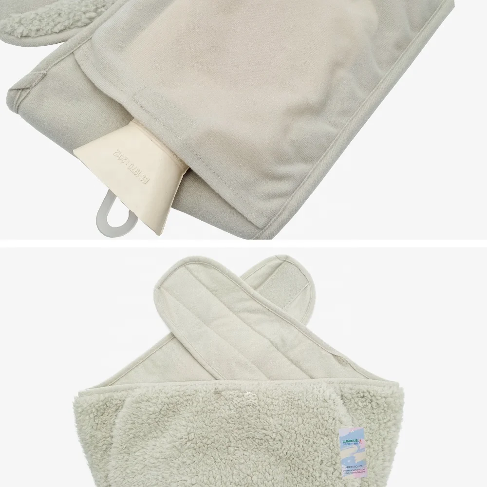 2024 New Arrivals Hot Water Bottle Winter Warm 1L Rubber Hot Water Bag With Soft Plush Waist Belt