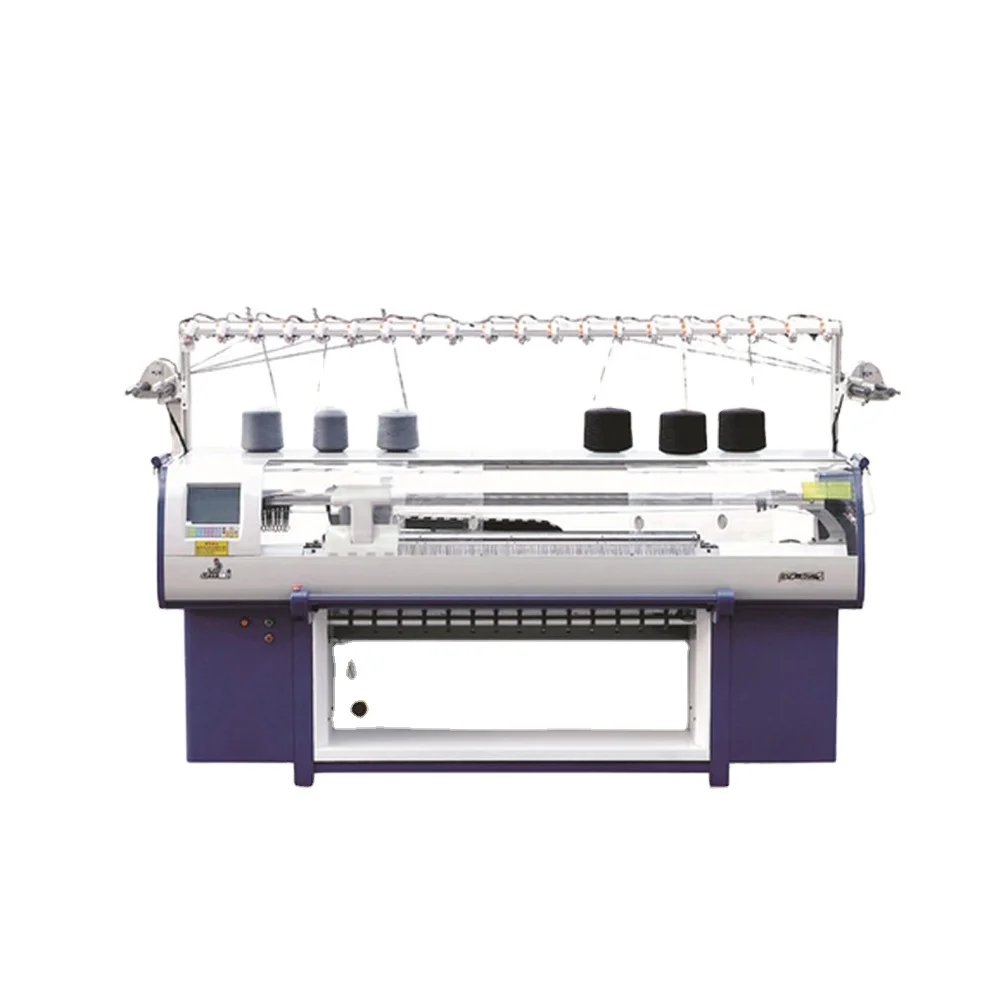 JC-252 Computerized Automatic Jacquard Sweater Intarsia Flat Knitting Machine