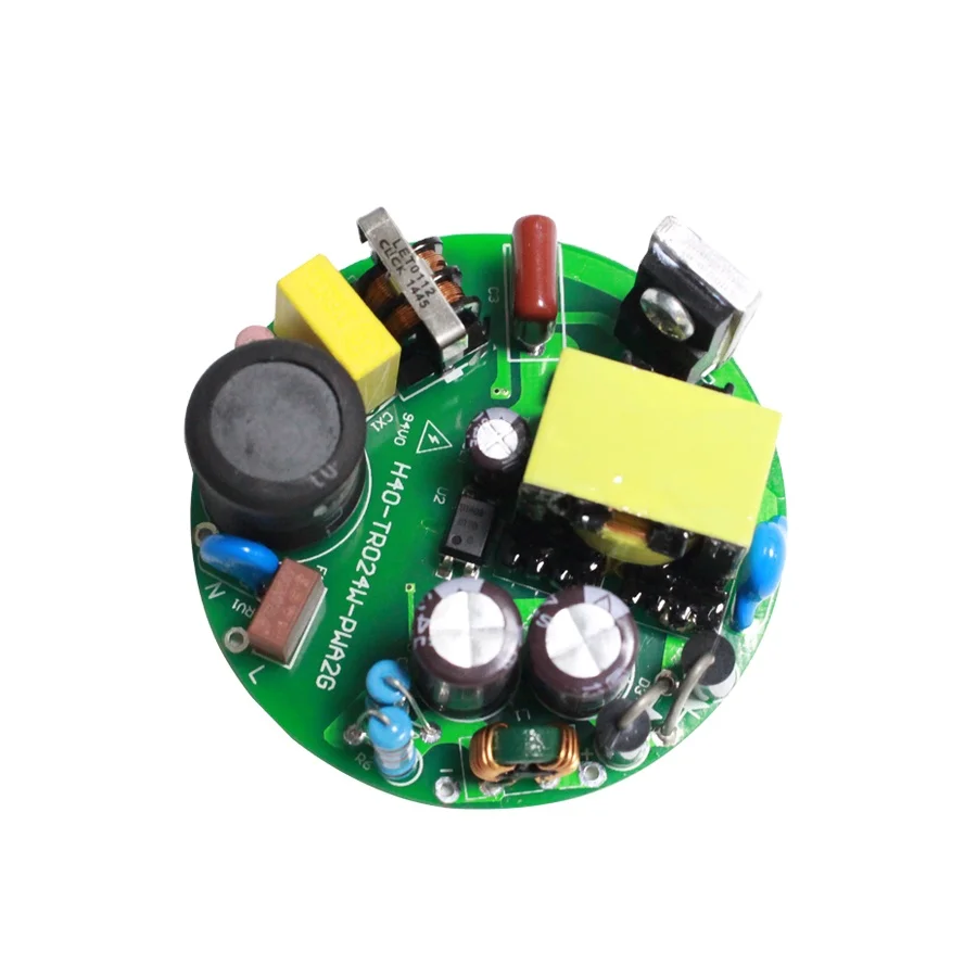 Round Led Light Driver Power Supply 350mA 600mA 1000mA Constant Current Mini Shape Power Supply Led Bulb Driver 24W