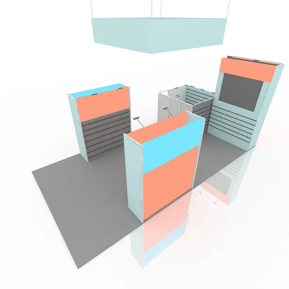 Выставочные выставочные полки, модули, оптовая торговля продуктами, выставки 6x12 м 18x36 футов, популярный многофункциональный стенд на заказ