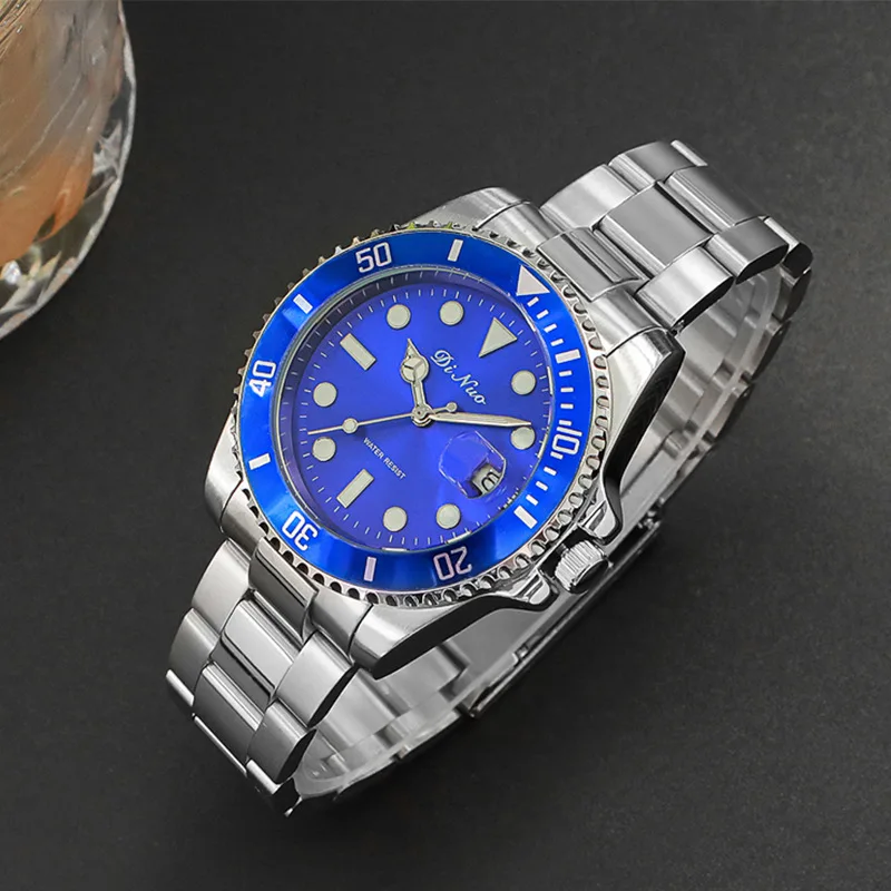 A+ Quality Adjustable Strap Luxury Night Vision 904L Stainless Steel Sapphire Glass Automatic Sub Watches