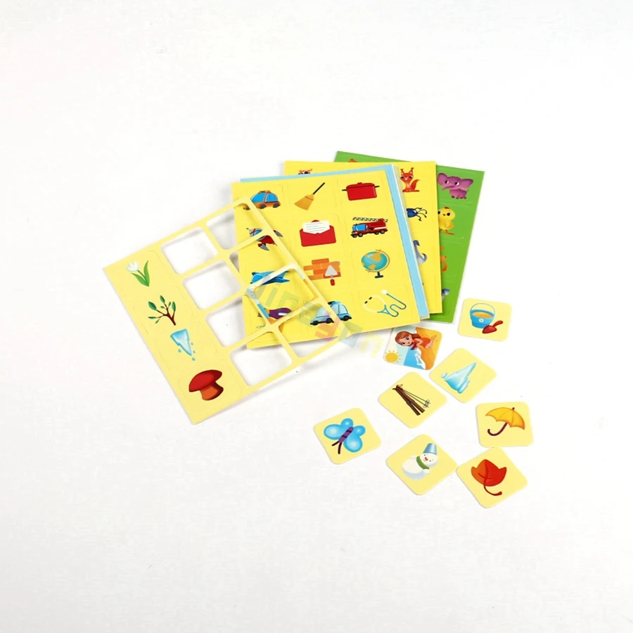 Punchboard Paper Token for Board Game Accessories Cognition Paper Cards Top Quality