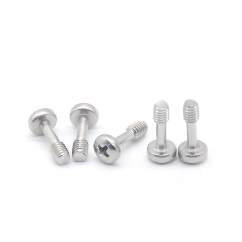 Socket stainless steel waisted shank screw captive screw