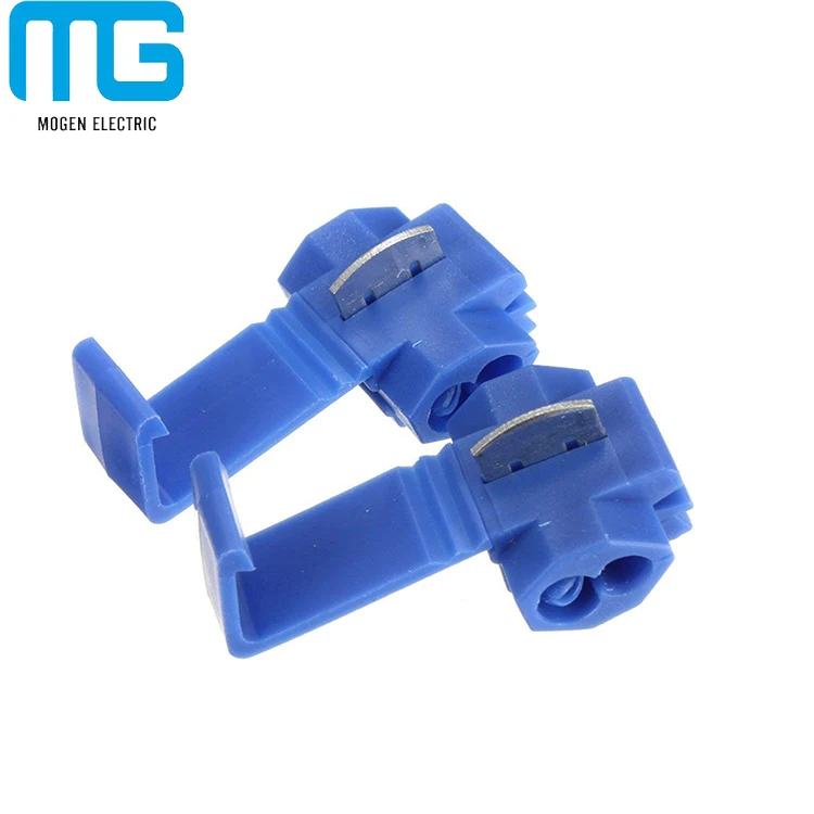 Mogen 878101 Синий Электрический авто solderless провод быстроразъемный соединитель scotch lock-100 pack