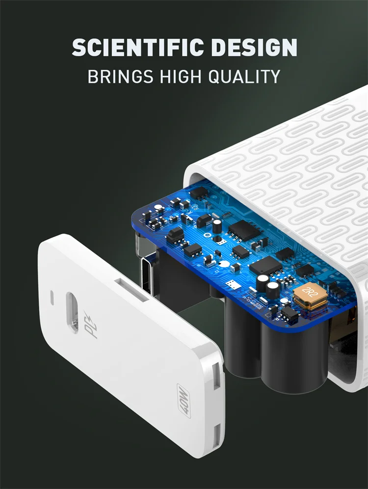 LDNIO A1405C  PD charger 40w Current Quick and Super small quick cell phone charger OEM ODM