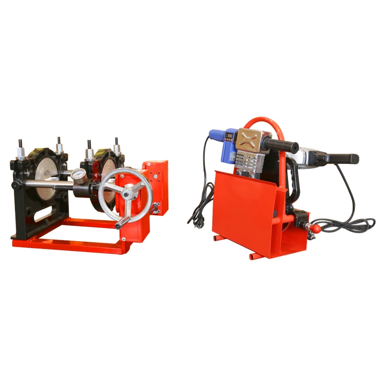 Factory Supply 160mm 2 clamps Manual Butt Fusion Machine HDPE Thermofusion Welding Machine HDPE Pipe Butt Welders