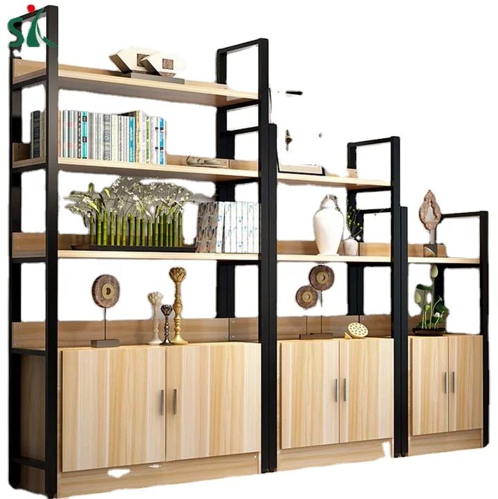 modern storage shelf bookshelf wooden