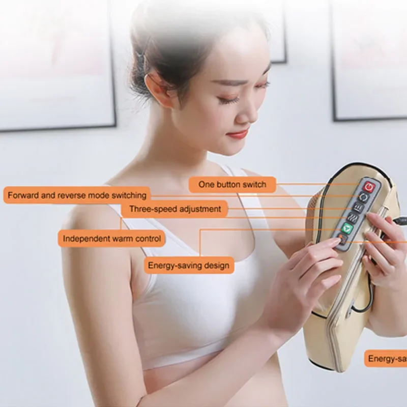 Top Sales Back Massager Pillow Deep Kneading Shiatsu Massage Pillow Muscle Pain Relief Stress Relax at Home Office and Car