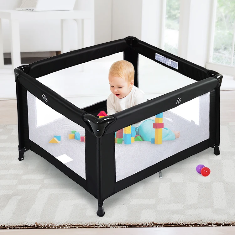  Portable Easy Folding Foldable Travel Crib Baby Playard with Mosquito Net