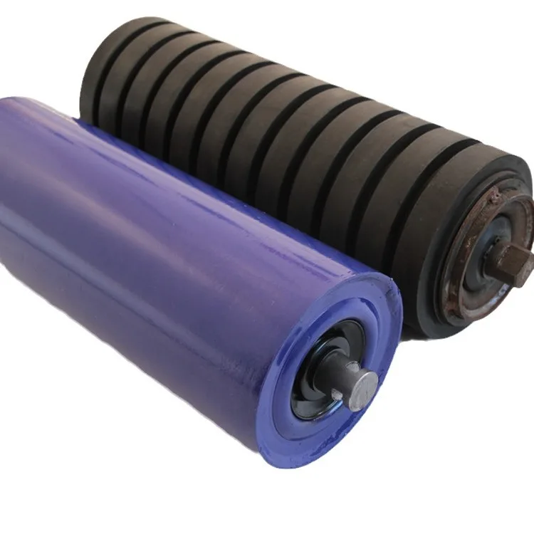 Conveyor buffer idlers parallel discharge trough buffer idlers are used in mines