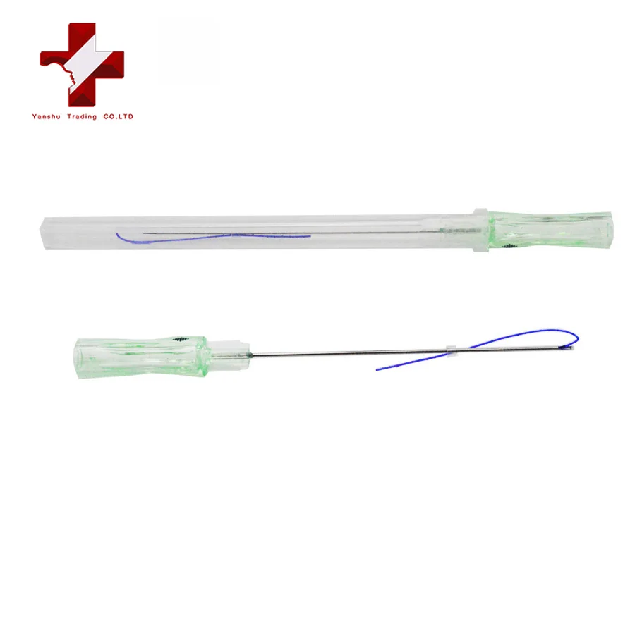 Tiara PDO Thread Lift Korea / 360R Bidirection Cog Type/L-Type Blunt  (21G*100mm)