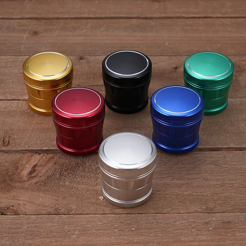Wholesale Classic 4 Parts 63mm Aluminum Herb Grinder Custom Logo Tobacco Grinder Machine