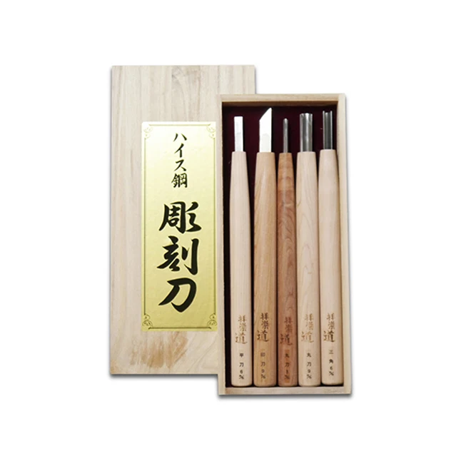 Japanese craft craving wooden chisel with high quality steel