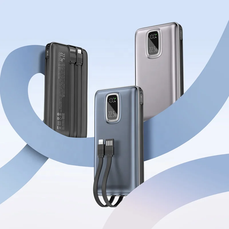 Factory PD 22.5W Power Bank 10000mAh Fast charging Mobile Phone External Battery Portable Charger 20000 mAh PowerBank