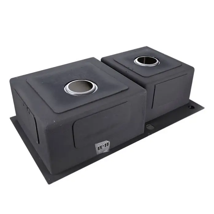 Современная кухонная раковина из нержавеющей стали 304 с двойными чашами