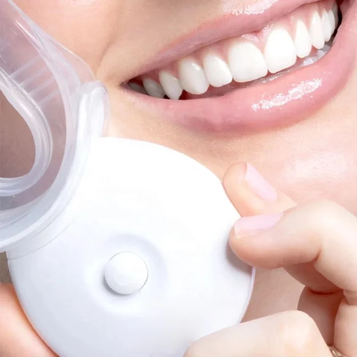 CE Approved Home Teeth Whitening Kit with Blue LED Light Peroxide-Free Teeth Whitening Gel Certified by CPSR