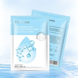 custom cosmetic moisturizing collagen korean beauty nourishing whitening vitamin c fruit seaweed facial sheet mask for skin care