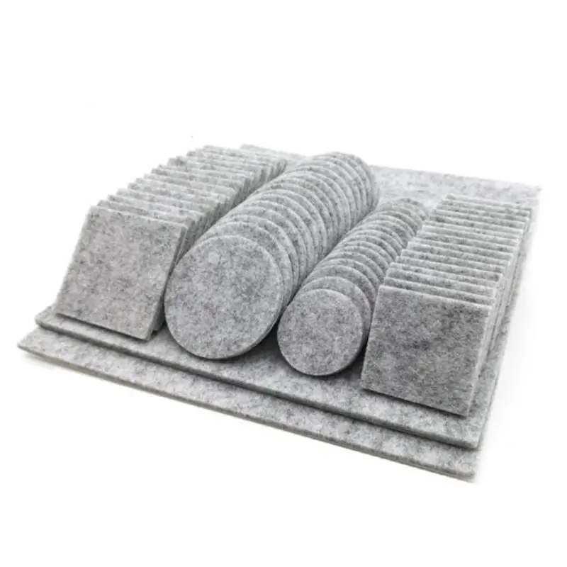 Furniture Chair Table Leg Self Adhesive Felt Wood Floor Protector Pads