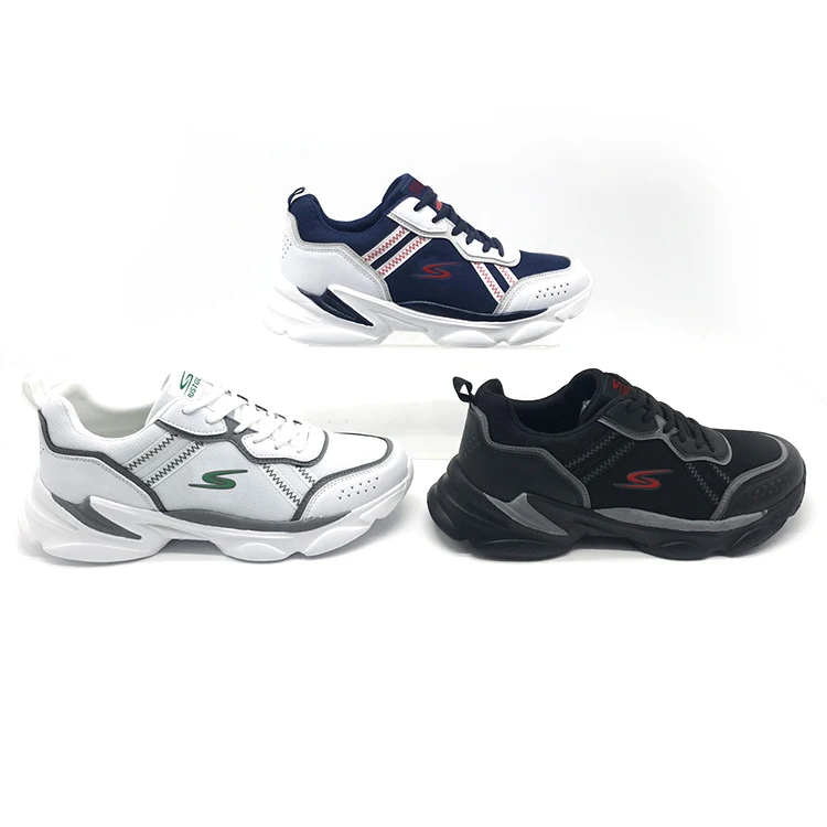 JUSTGOOD 2021 New Customised Original White Casual Sneakers Run Sport Tennis Shoe For Men