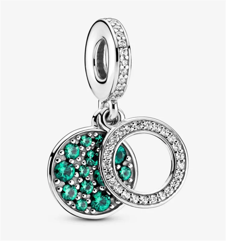 Manufacturer latest cubic zircon charms small pendants accessories for diy Pandora Bracelets & Necklaces