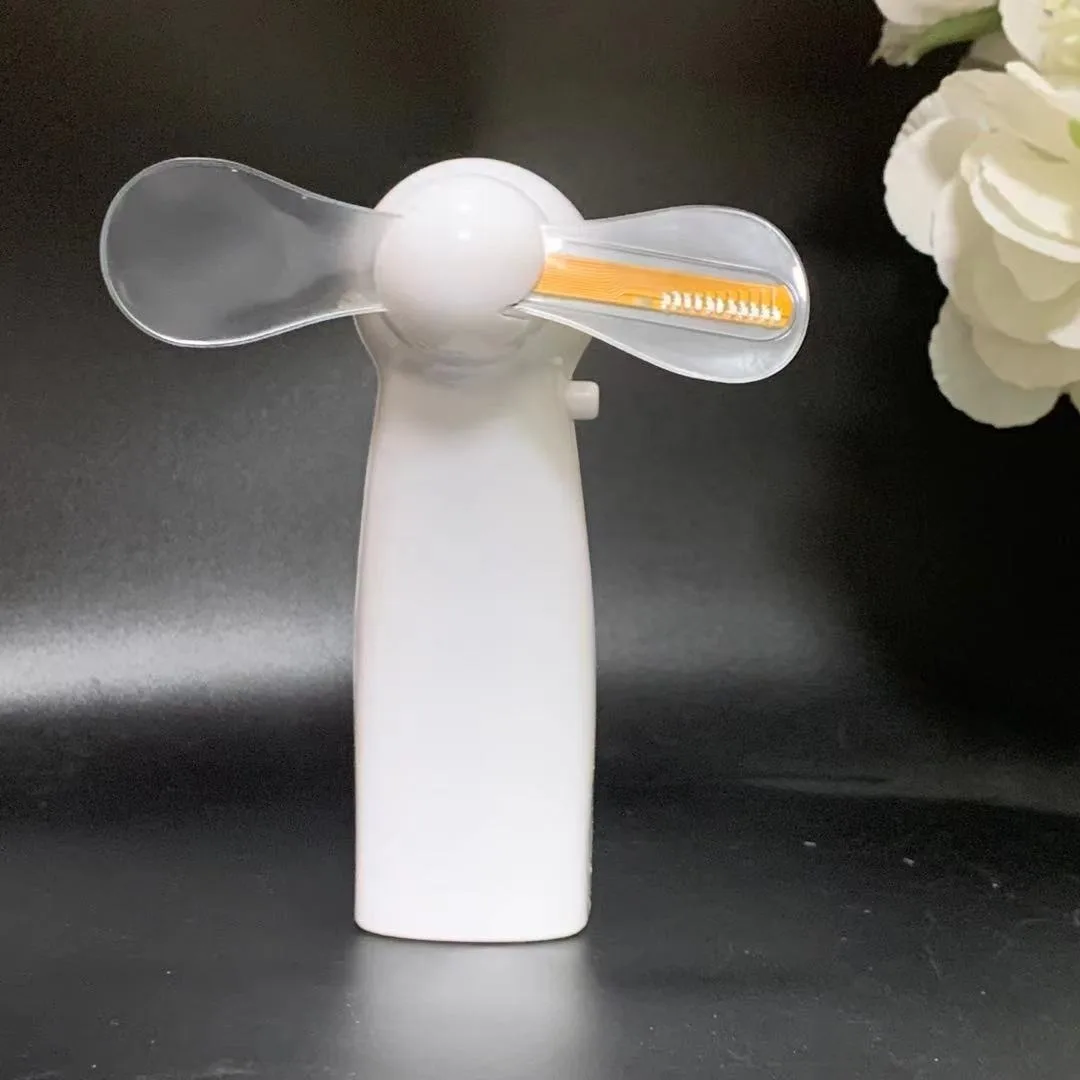 Wholesale Flash Fan Led Mini Light Flash Fan Advertising Promotion Complimentary Handheld Usb Flash Fan