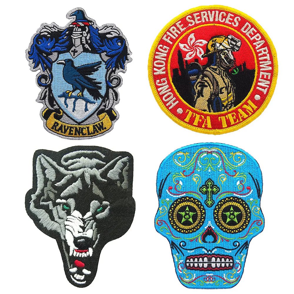 High Quality 3d embroidery patch Woven Badge Custom Brand Logo woven patches for clothing
