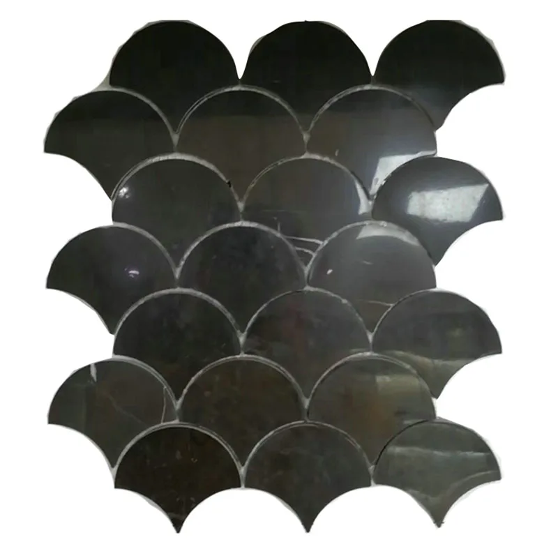  Пользовательская оптовая черная мраморная мозаика с водой