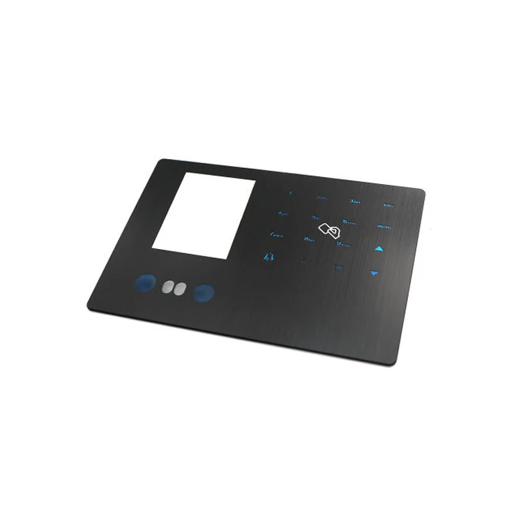 Custom Acrylic Front Control Panel Membrane Panels Plastic Touch Graphic Overlay Polycarbonate Front Panel