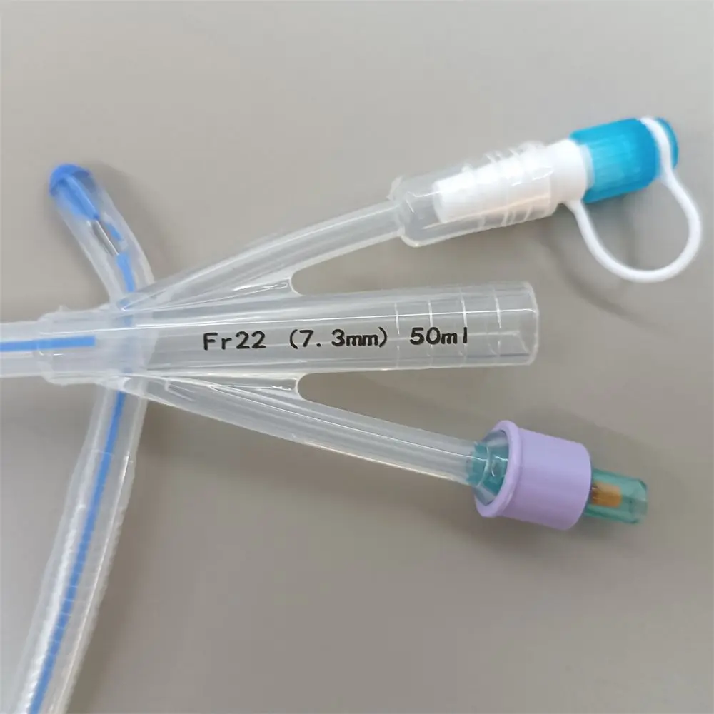 China Manufacturers Different Size Disposable Accessories Silicone Foley Catheter