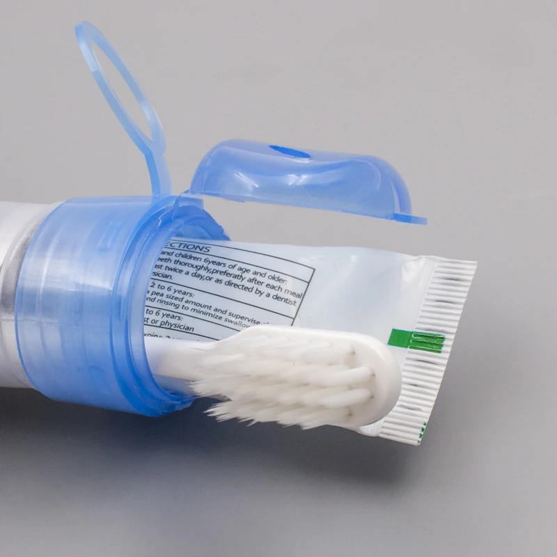 2024 Hot Sell Customized Color Travel Toothbrush Case Transparent Plastic Toothbrush Case For Manual Hotel Toothbrushes