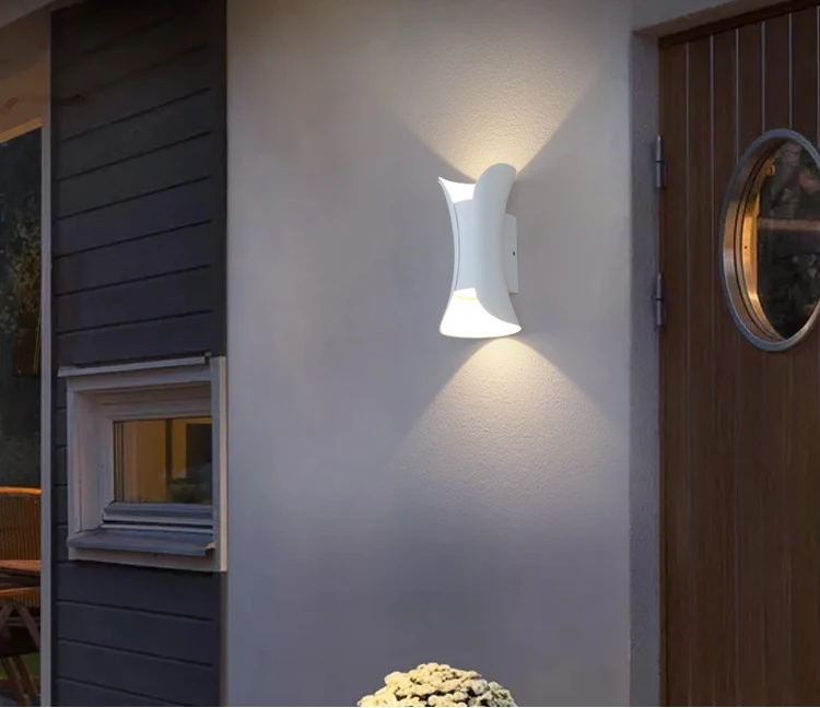 Hot Sale Product Top 10 Waterproof 3W/6W/10W/12W Led Outdoor Wall Lamp Aluminum Modern Bathroom Decorative Led Sconce Light