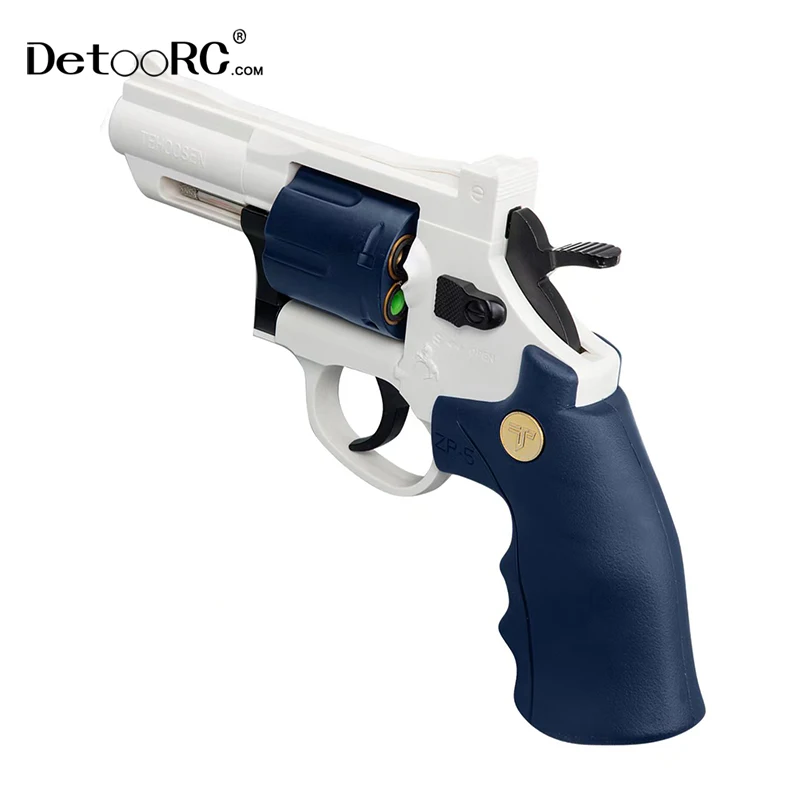Detoo Stem Gun toys for kids funny educational 2022 new design imitation gun plastic and matel toys gun with soft bullet