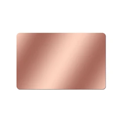 Customized Metal Cards Blank Business Cards Laser Engraved Factory direct sale Metal Card