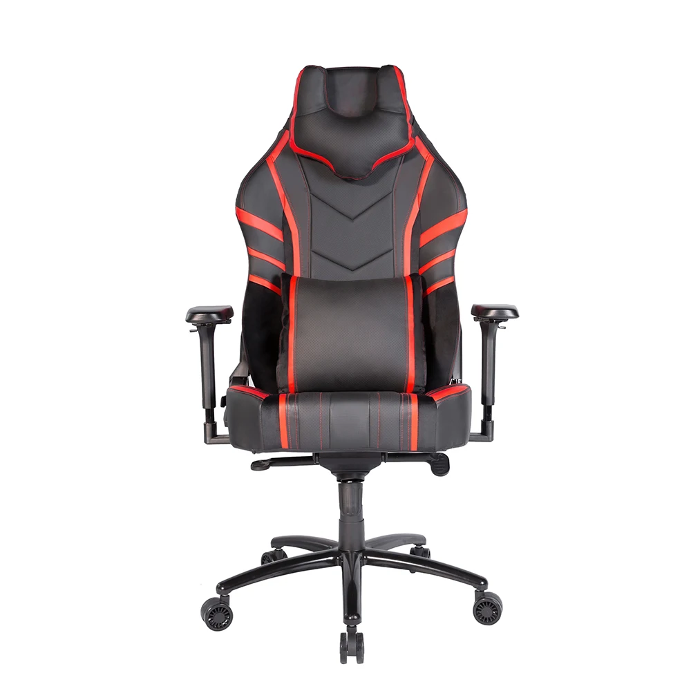 Высококачественный игровой стул, многофункциональный механизм 80 мм, класс 4, газовый подъемник, 4d подлокотники, кожаный игровой стул