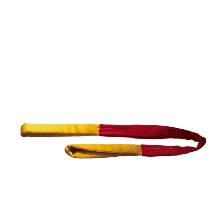 Manufacturer Price Tough And Durable Polyester 10 Ton Orange Endless Round Sling
