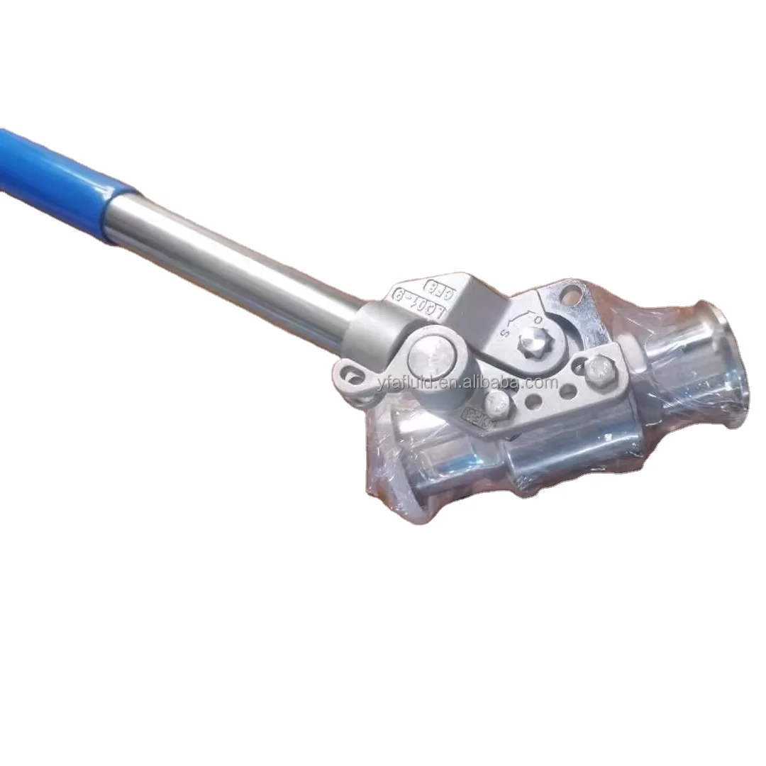 stainless steel 1/2 inch deadman spring return ball valve