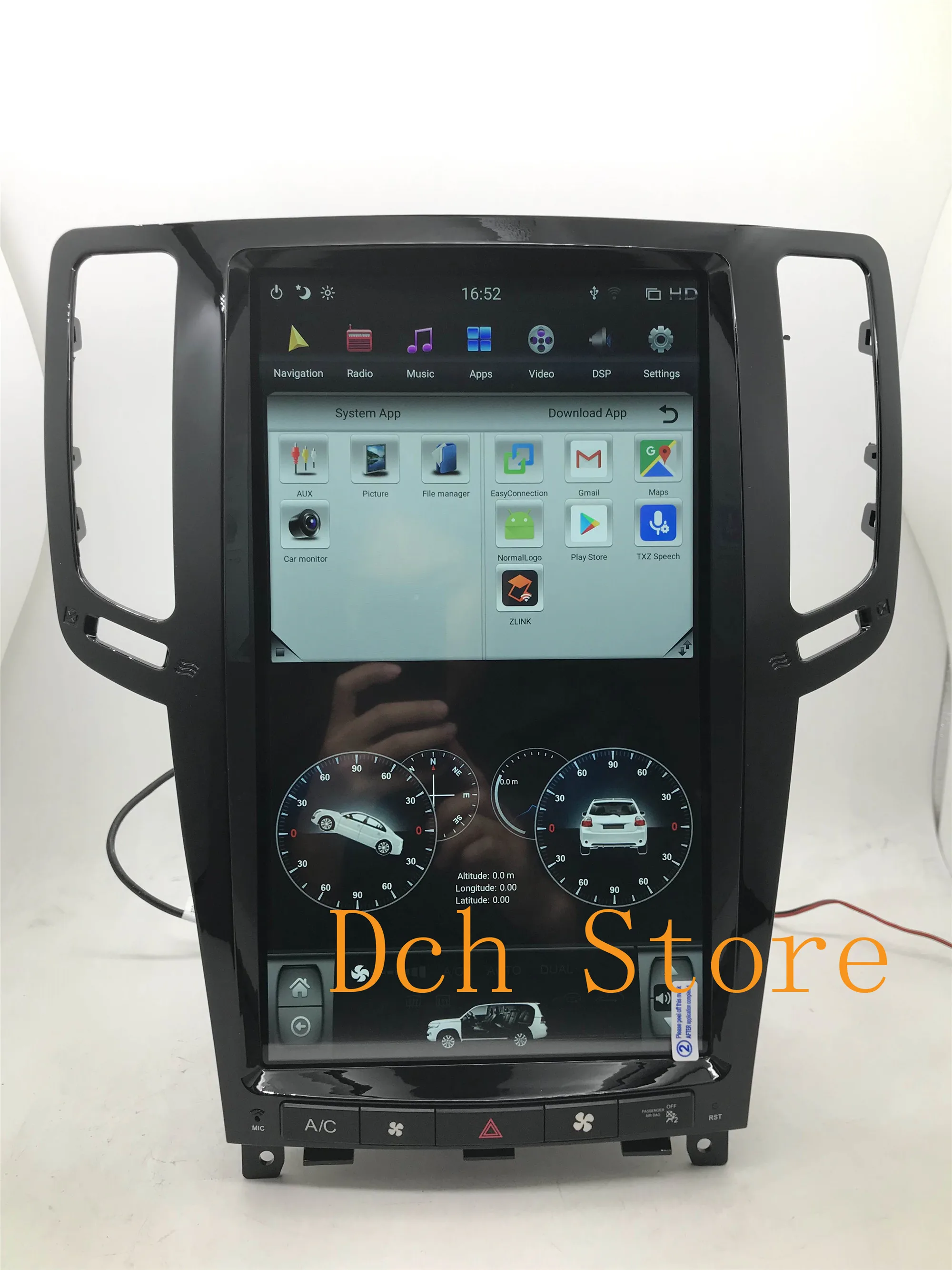 13.6' Vertical tesla style Android 11 Car DVD GPS Navigation for infiniti G25 G37 2007-2013 8G RAM 128G ROM 8 cores G6 RADIO