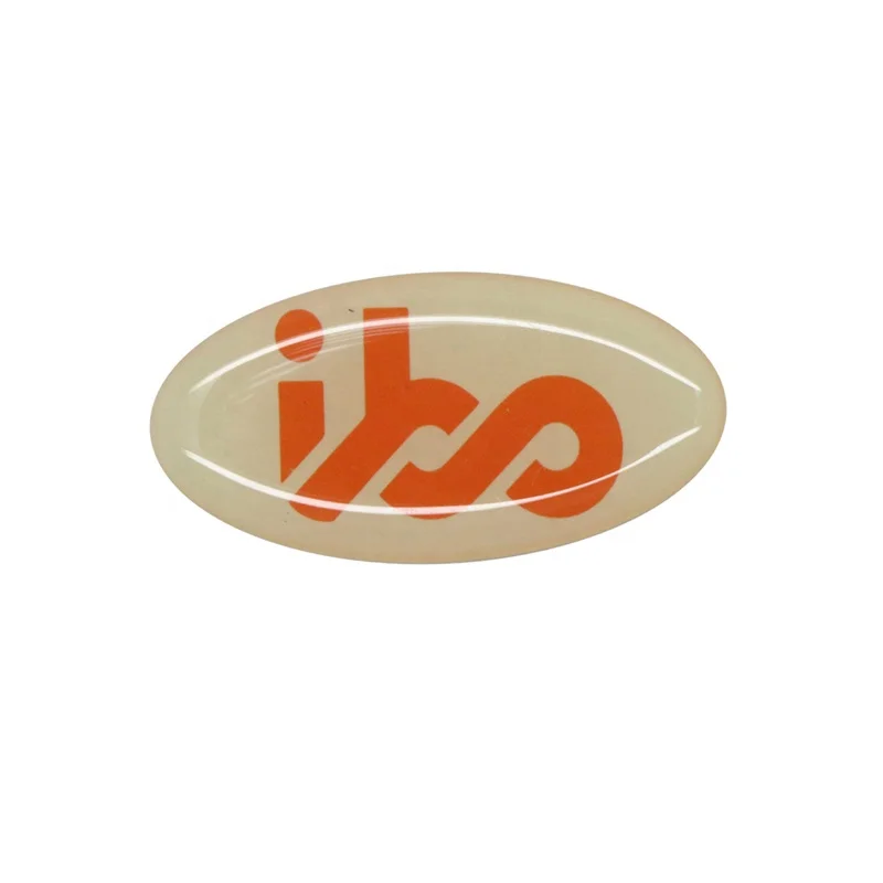 China supplier OEM custom high quality 3D metallic epoxy domed label sticker with self adhesive for customer logo