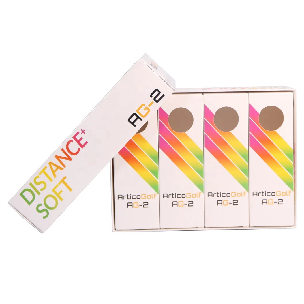 Custom 3 Golf Ball Sleeve Shipping Gift Set Box Recycled Paper Packaging 12 Golf Ball Box For Dozen Golf Balls