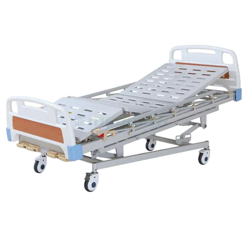 ABS изголовье/footboard 5 функций большая экономичная дешевая ручная пользовательская Больничная кровать для продажи
