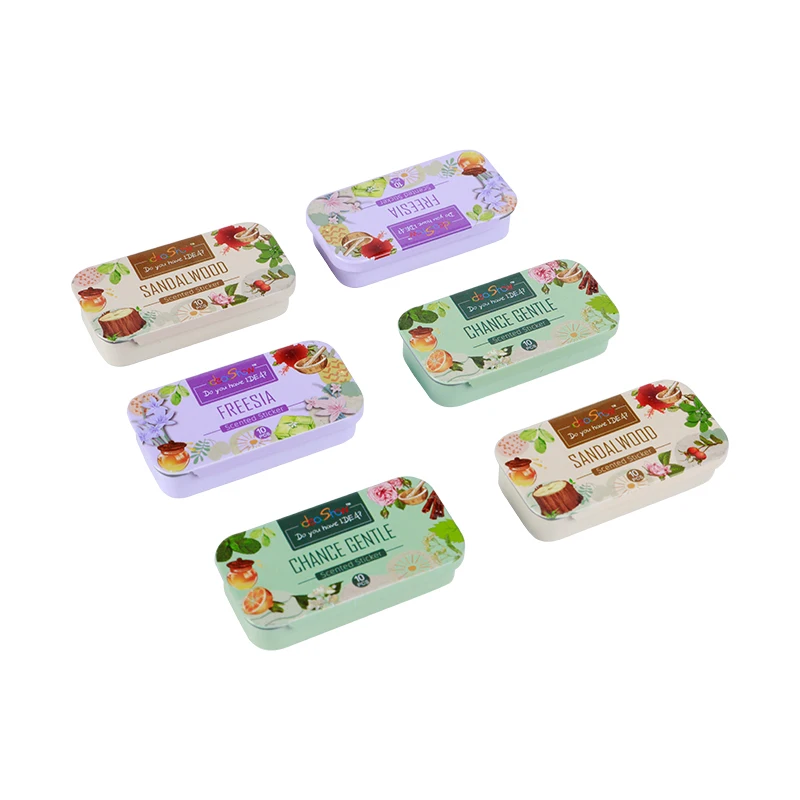 Multipurpose Locket Cologne Case Box Balm Long Lasting Tins Private Label Metal Packaging Container Solid Perfume