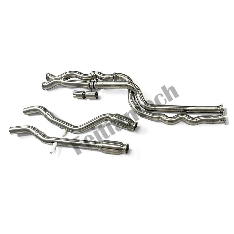 Труба средняя производительность для BMW M3/M4 F80 F82 F83 S55 3 0 T 2014-2019 из нержавеющей стали с одинаковой длиной выхлопной системы