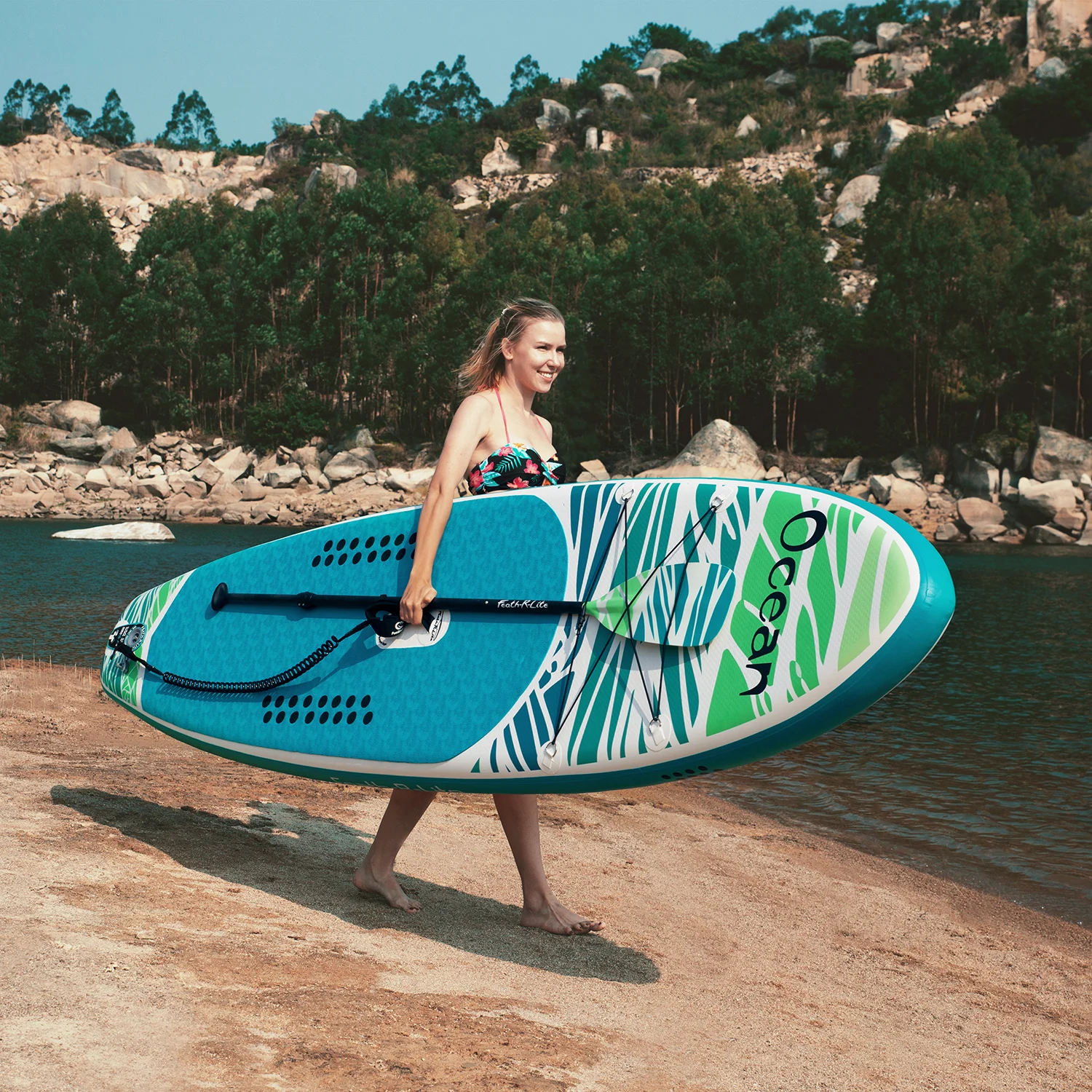 Fly Eagle Factory Paddle Board Inflatable Sup Inflatable Paddle Board Good Quality Supboard With Fins