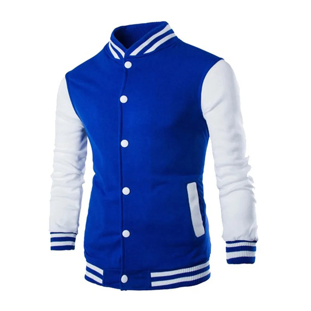 
Varsity Jacket Wholesale Plain Men Custom Black Baseball Letterman Varsity Jacket 