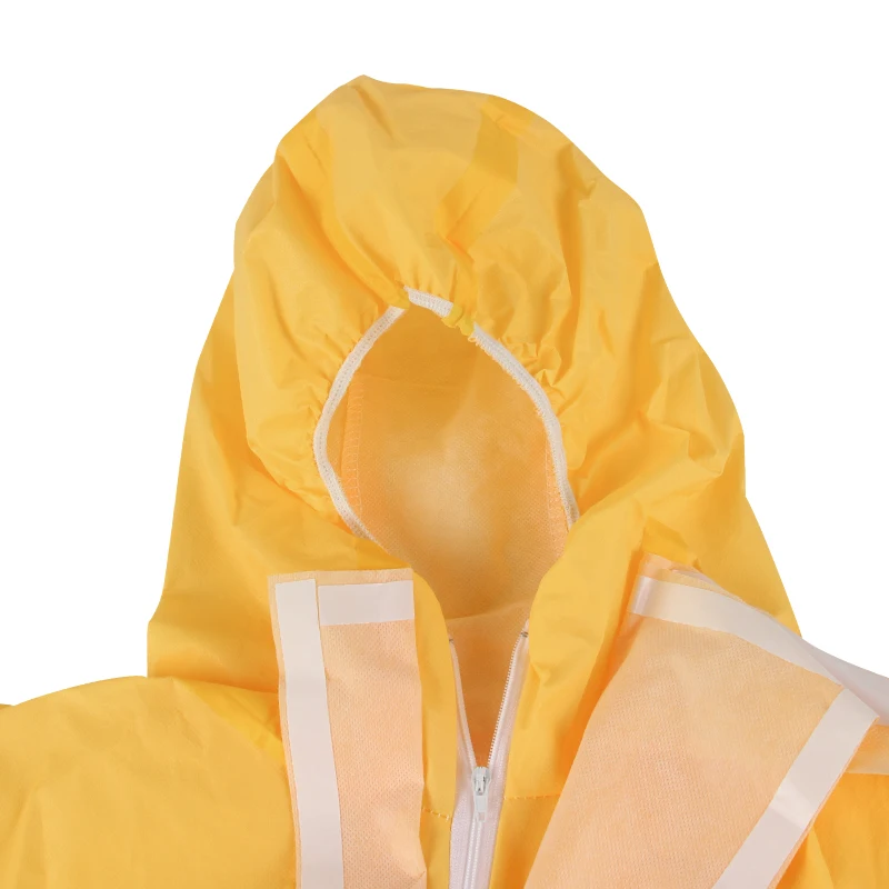 High performance chemical high quality suit Type 3/4/5/6 levels coverall against chemical jets and sprays safety clothing