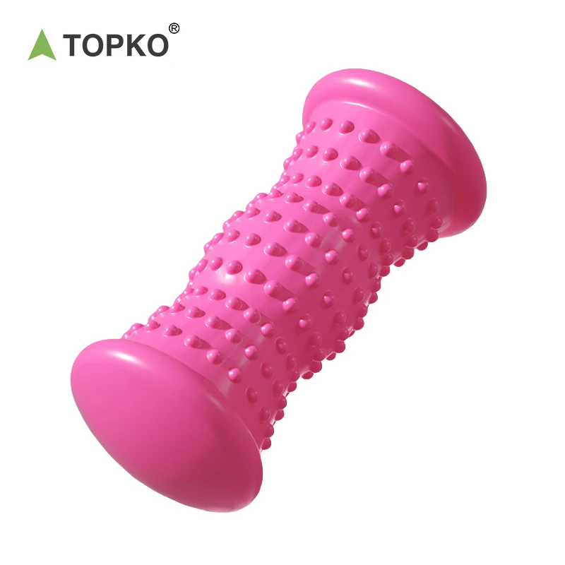 TOPKO Wholesale PVC & EVA Multifunctional Fitness Exercise PVA Yoga Rollers Durable Durable Foot Massage Rollers Gym Home Use